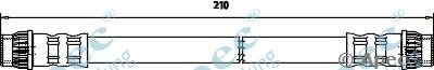 APEC BRAKING hos3568 -  Тормозной шланг